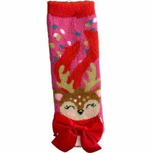 Bath & Body Works WARMEST WISHES JOLLY Shea Infused Lounge Socks Non-Skid NWOT